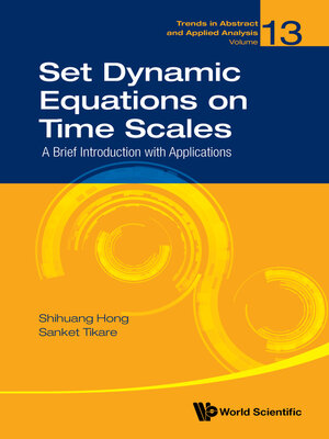 cover image of Set Dynamic Equations On Time Scales